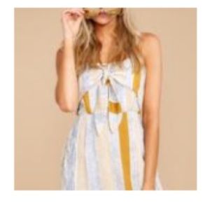 NWT Red Dress Boutique Multi Stripe Dress